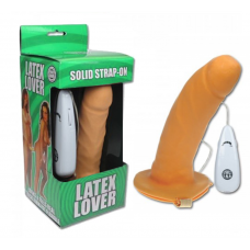 Latex Lover Titreşimli İçi Boş Belden Bağlamalı Protez Penis